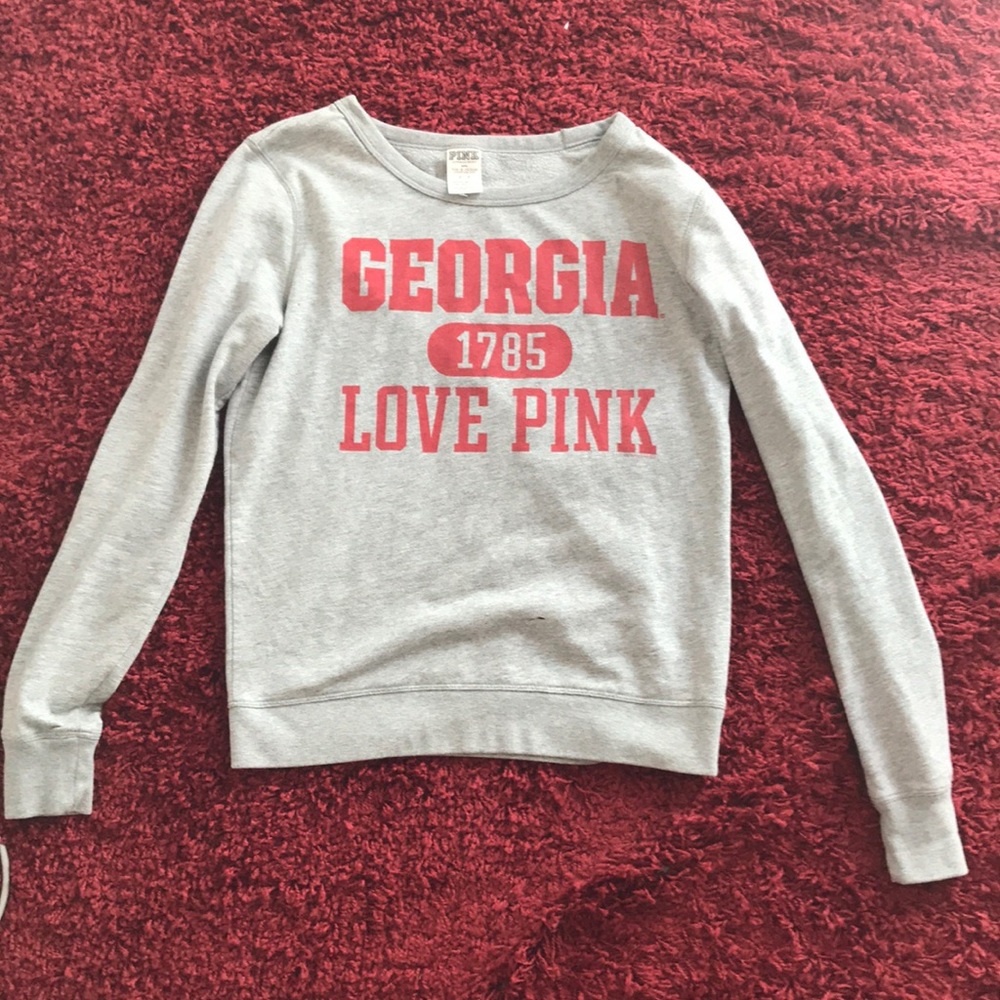 Georgia Love Pink Pull Over Sweatshirt